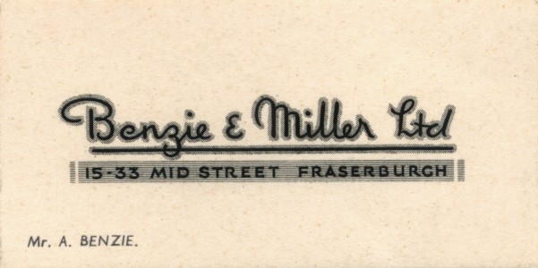 Alexander Benzie's business card